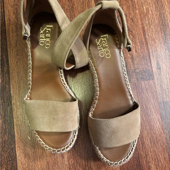 Franco Sarto Women's Brown Espadrille Sandals NWOT - Picture 1 of 4